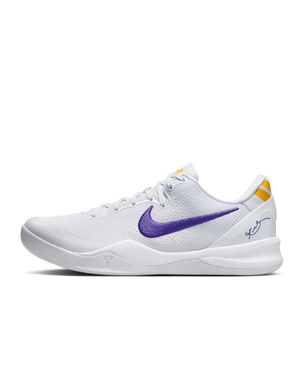 Kobe 8 Protro "White and Court Purple"