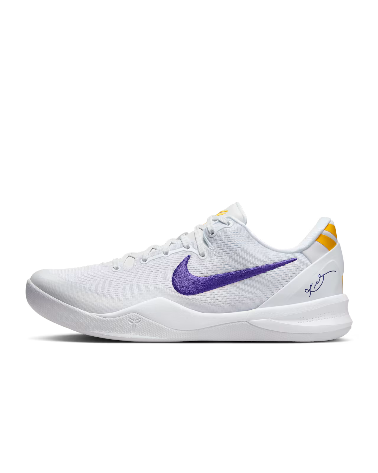 Kobe 8 Protro "White and Court Purple"